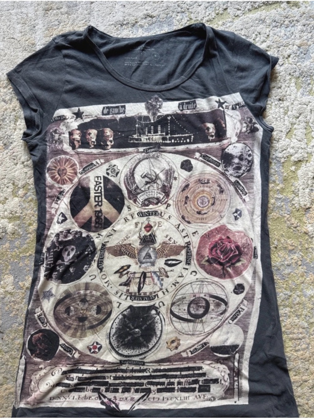 All Saints t shirt Sz S 4-6